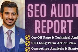 give a professional SEO audit report and complete website analysis to rank high