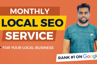 do monthly local business SEO service for google gmb ranking