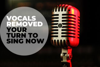remove vocals from any song and make instrumental karaoke