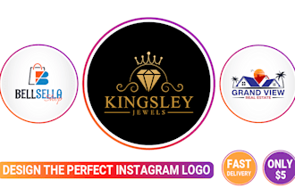 design beautiful instagram logo