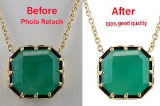 photoshop high end jewelry retouching services
