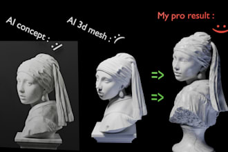 rescue your ai 3d model for 3d printing