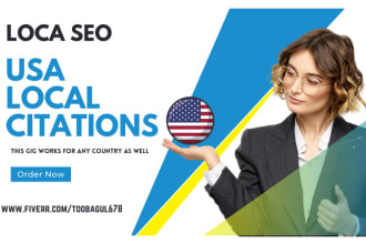 create 300 USA local citations and directory submission