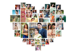 do collage and heart collage