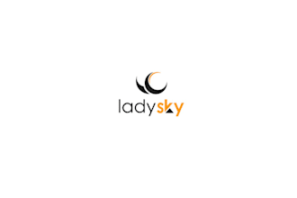 design known and trustworthy lady sky logo