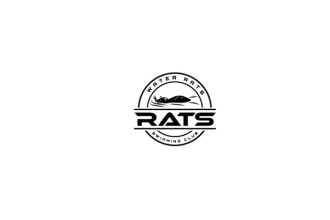 design masterfully refined  rats swimming club logo
