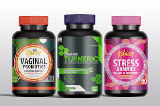 do product label design and supplement label design