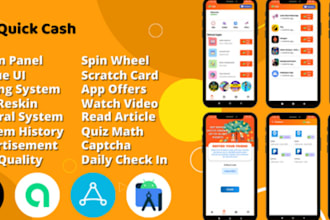 make reward app, apps offers and admin panel