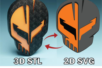 convert stl to svg for printable files with renders