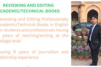 proofread, edit, and format books