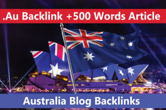 build australia backlink with 500 words blog article , australian local SEO