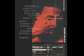 design flyers for events, gigs, music releases etc