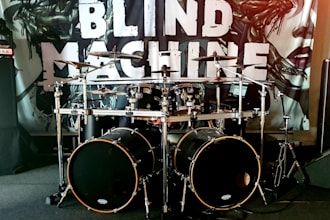 record professional drums for metal rock and funk