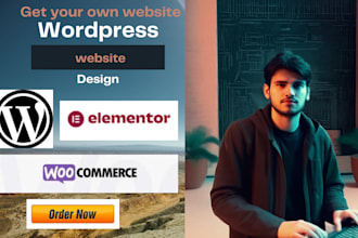 build or rebuild wordpress website and  design or redesign wordpress website