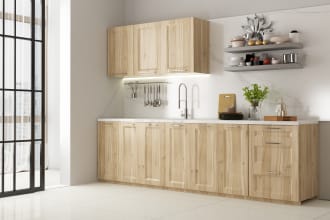 do exclusive kitchen interior design with realistic 3d renders