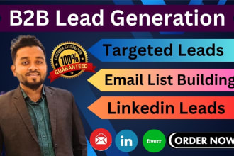 do professional lead generation,linkedin leads and prospect email list building