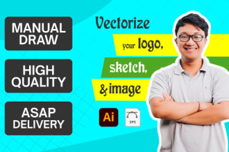 remake logo, edit, resize and convert image to vector