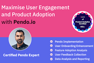 setup pendo to maximise user engagement and product adoption