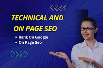 optimize website technical and onpage SEO for wordpress shopify wix