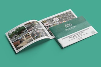 redesign or design offering memorandum flyer, brochure