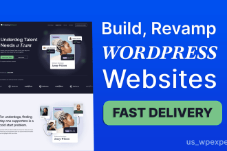 design, build wordpress website, revamp wordpress website
