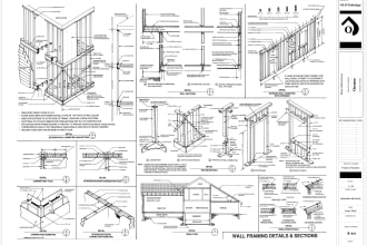 design architectural construction drawings for city permit