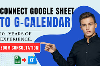 connect google spreadsheet to g calendar