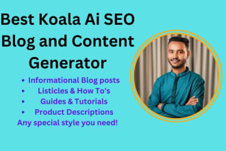 write the best koala ai SEO blog and content generator