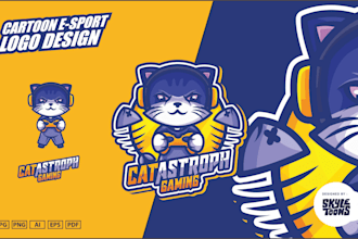 design cute mascot for esports, youtube, gaming, twitch, and streamer logo