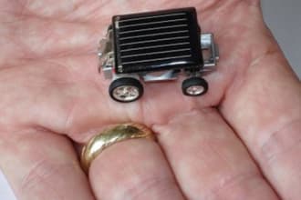 send you the worlds smallest solar powered car