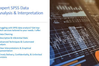 provide professional spss data analysis and interpretation services