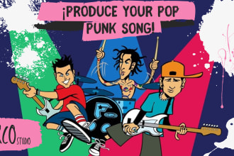record, produce and create your pop punk or pop rock song