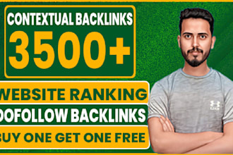 build high quality SEO dofollow contextual backlinks for website ranking