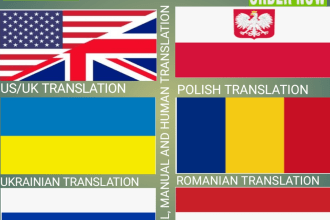manually translate polish, russian, ukrainian, romanian and hungarian