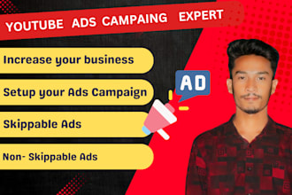 setup and optimize youtube ads campaign
