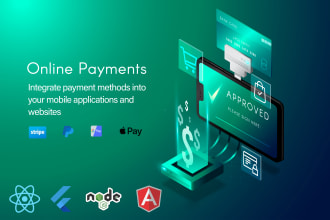 integrate stripe, paypal and payment methods