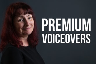produce your british female voice over