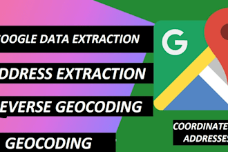 do google data extraction, geocoding, and reverse geocoding services