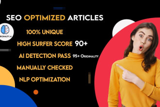 craft surfer SEO optimized blog posts and articles using jasper or jarvis