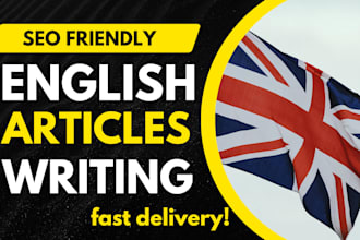 write an english SEO friendly article
