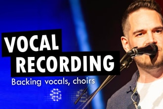 create customs back vocals and choirs, any genre