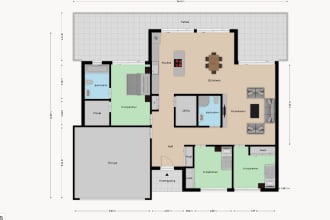 redraw your houses plans into 2d and 3d floor plans with floorplanner website