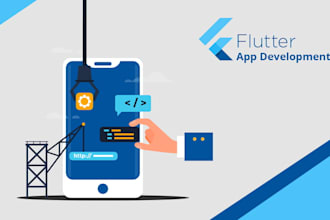 create android, ios apps for you using flutter and firebase