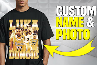 design custom t shirt design for events and graduation