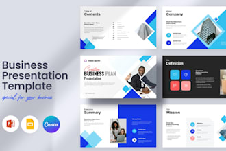 design business powerpoint presentations, canva google slides sales presentation