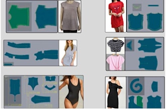make digital sewing pattern, PDF pattern for manufacturing garments