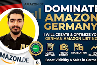 create SEO optimized amazon german listings to boost product ranking