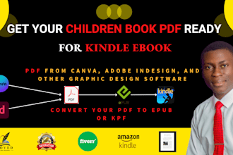convert your children book PDF for kindle epub kpf