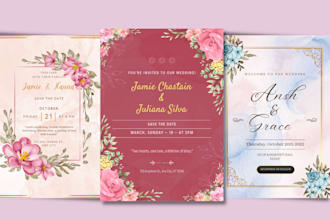 design invitation cards for you