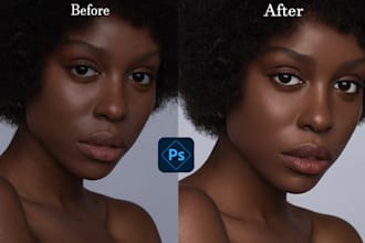 do high end photo retouching and photo editing